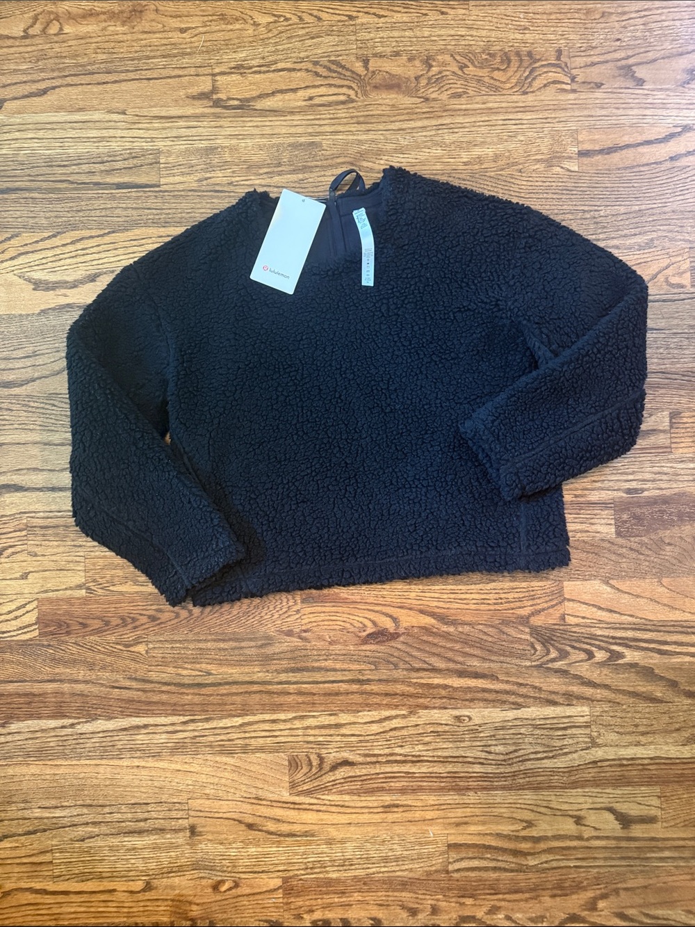 lululemon athletica Black Wool Whenever Crew
